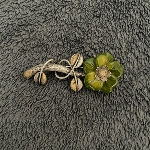 Vintage Signed Samo Flower Brooch Pin